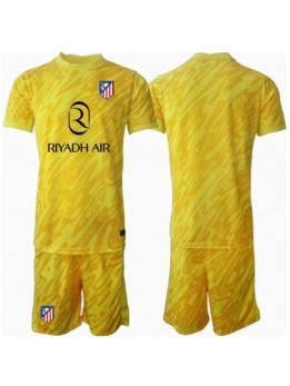 Atletico Madrid Målvakt Replika Tredje Kläder Barn 2024-25 Kortärmad (+ byxor)